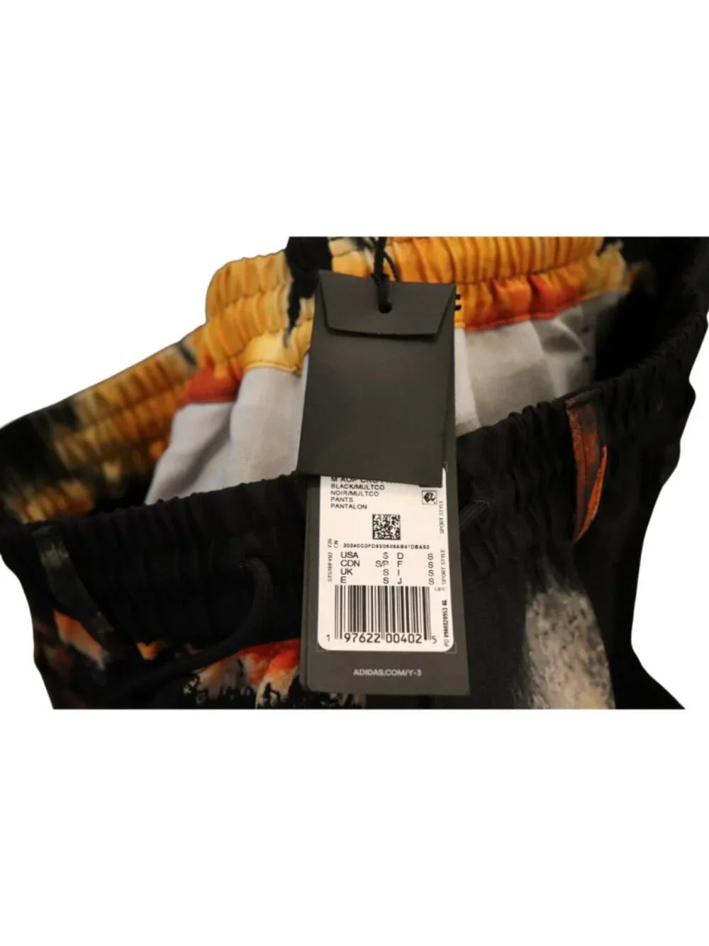 Y-3 AOP UT Twill Cargo Pants, Small  NWT
